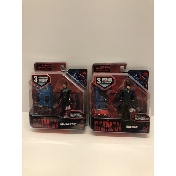 Spin Master Other - LOT Of 2 SPIN MASTER 2022 DC 4" FIGURE THE BATMAN And THE PENGUIN